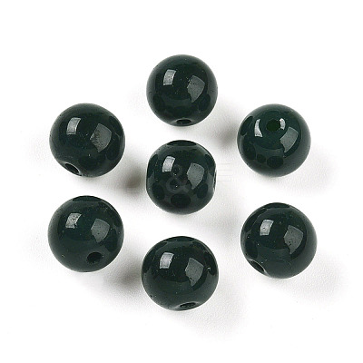 Opaque Solid Color Glass Beads X1-GLAA-N007-8mm-A05-1