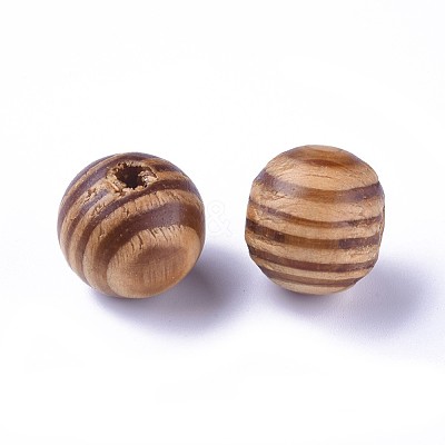 Round Natural Wood Beads WOOD-Q009-18mm-LF-1