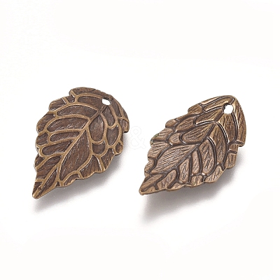 Brass Filigree Pendants KK-G368-05AB-1