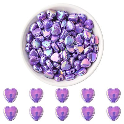 200Pcs ABS Plastic Beads KY-FS0001-43A-1