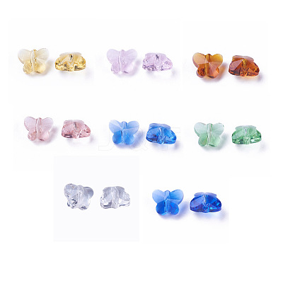 Transparent Glass Beads GLAA-P037-02B-M-1