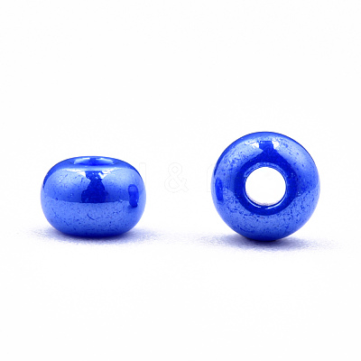 6/0 Czech Opaque Glass Seed Beads SEED-N004-003D-25-1