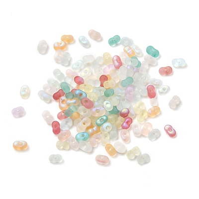 Glass Frosted Seed Beads SEED-NH0002-01G-1