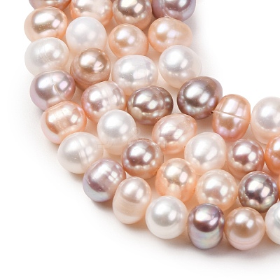 Natural Cultured Freshwater Pearl Beads Strands PA-CBABE82-14-1
