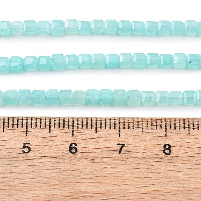 Natural Amazonite Beads Strands G-K366-H01-3mm-1