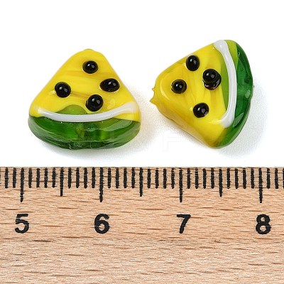 Handmade Lampwork Bumpy Beads LAMP-S070-01A-1