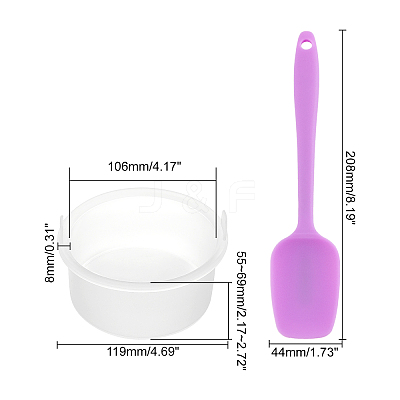 Reusable & Removable Waxing Pots AJEW-GA0003-03-1