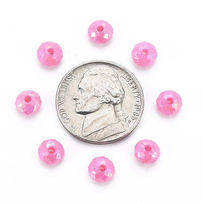 Opaque Acrylic Beads MACR-Q239-018C-07-1