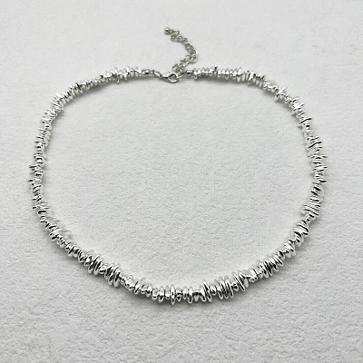 Synthetic Non-magnetic Hematite Chip Beaded Necklaces for Women IW6789-65-1