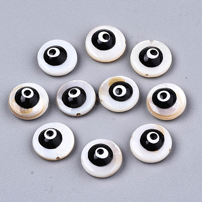 Natural Freshwater Shell Beads SHEL-T018-10G-1