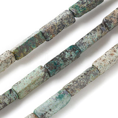 Natural African Turquoise(Jasper) Beads Strands X-G-G837-02-1