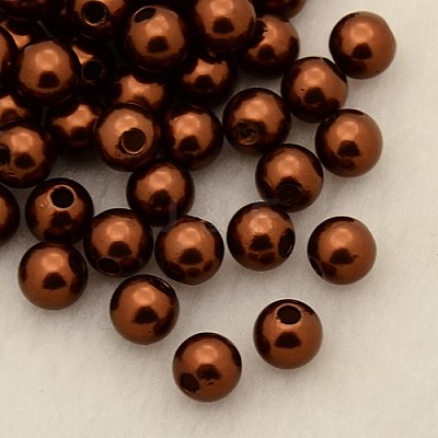 Imitation Pearl Acrylic Beads PL609-06-1