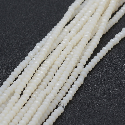 Opaque Glass Beads Strands X-EGLA-J144-NB11-1