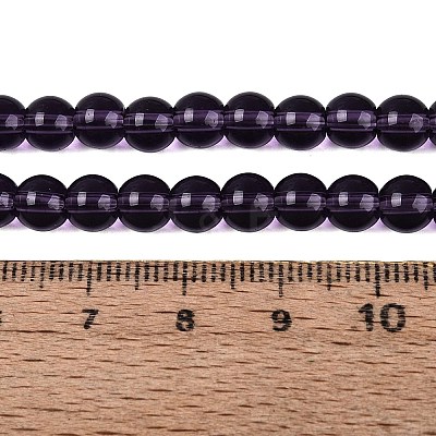 Transparent Glass Beads Strands GLAA-T032-T6mm-29-1