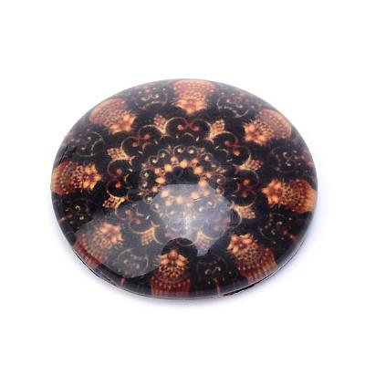 Glass Cabochons GGLA-T001-12mm-012-1