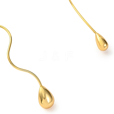 Brass Choker Necklaces NJEW-F326-01G-1