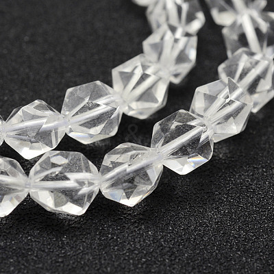 Natural Quartz Crystal Beads Strands G-F523-46-6mm-1