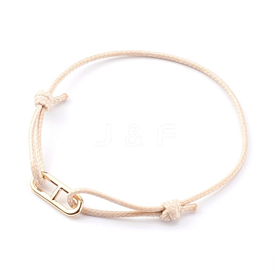 Korean Waxed Polyester Cord Bracelets BJEW-JB06003-05-1