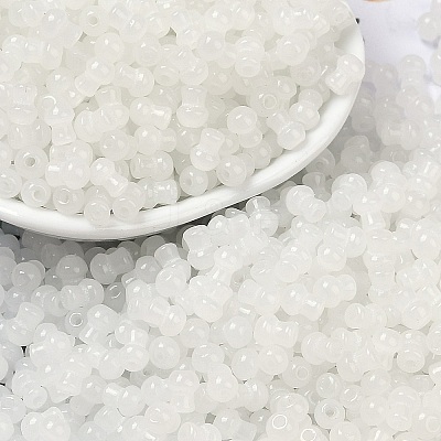 Transparent Colours Glass Seed Beads SEED-R001-01A-1