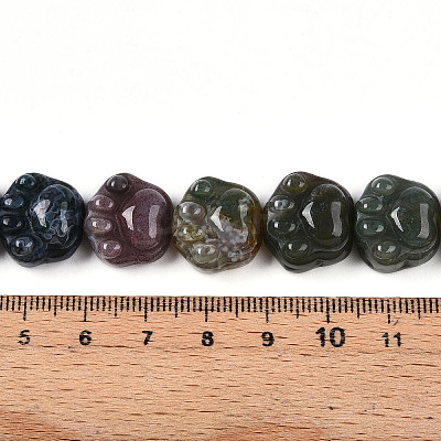 Natural Indian Agate Beads Strands G-M108-A14-01-1