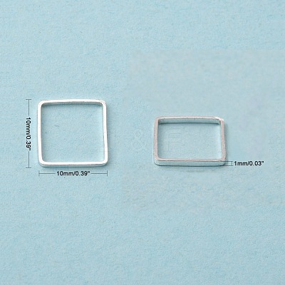 Square Brass Linking Rings EC03010mm-S-1