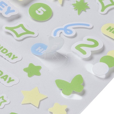 PET Plastic Stickers DIY-H168-01C-1