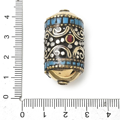 Handmade Tibetan Style Beads KK-Z157-05AG-01-1