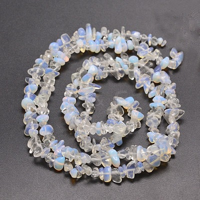 Opalite Chip Bead Strands X-G-M205-33-1