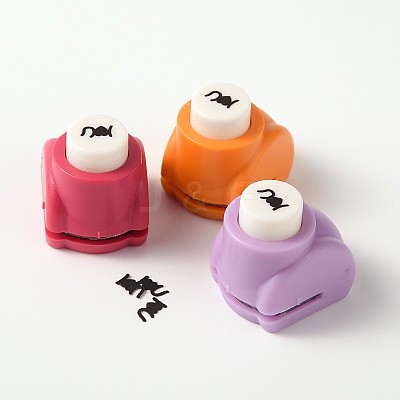 Mini Plastic Craft Punch Sets for Scrapbooking & Paper Crafts AJEW-F003-15-1