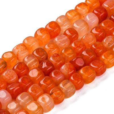 Natural Dragon Veins Agate Beads Strands G-G177-E08-01-1