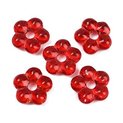 Transparent Glass Beads GLAA-F129-01O-1