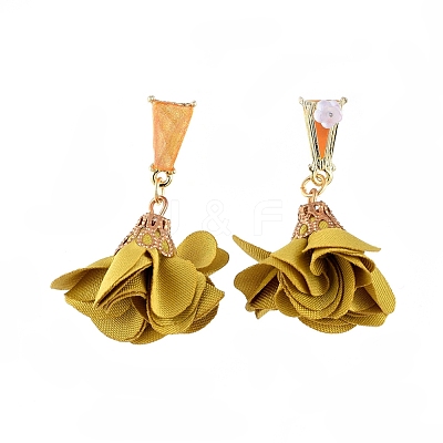 Alloy Dangle Ear Studs EJEW-JE03914-04-1