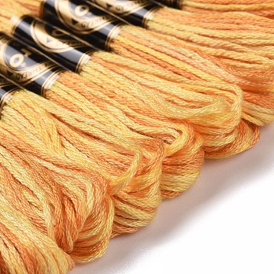 10 Skeins 6-Ply Polyester Embroidery Floss OCOR-K006-A29-1