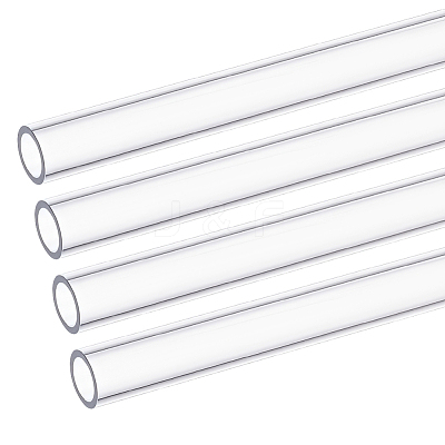 Transparent Acrylic Pipe AJEW-WH0475-51M-1