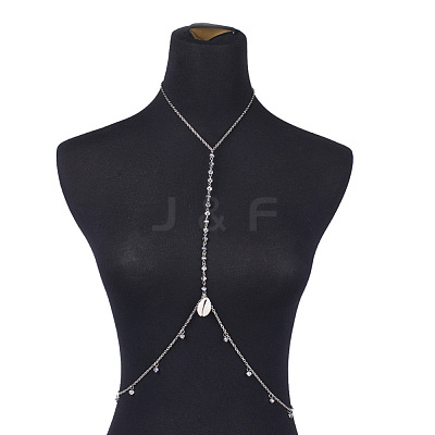 Body Necklace for Sexy Women NJEW-C00004-1
