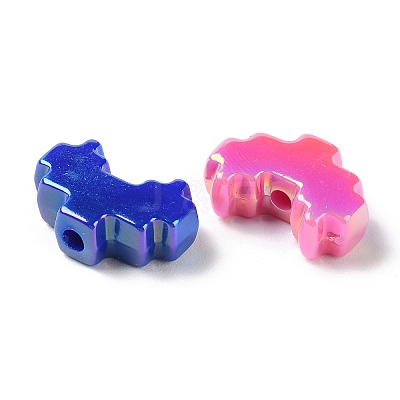 UV Plated Acrylic Beads X-SACR-G034-03-1