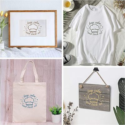 Self-Adhesive Silk Screen Printing Stencil DIY-WH0173-026-1