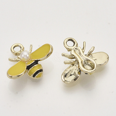 Alloy Enamel Pendants X-ENAM-S119-010B-1