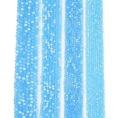 Transparent Glass Beads Strands LS-EGLA-A044-T4mm-MB08-1