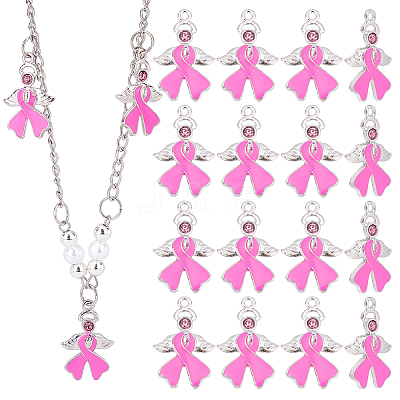 October Breast Cancer Pink Awareness Ribbon ENAM-PH0001-02-1