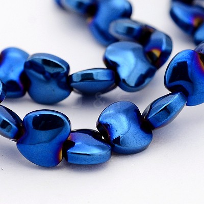 Electroplate Non-magnetic Synthetic Hematite Bead Strands G-J286-05F-1