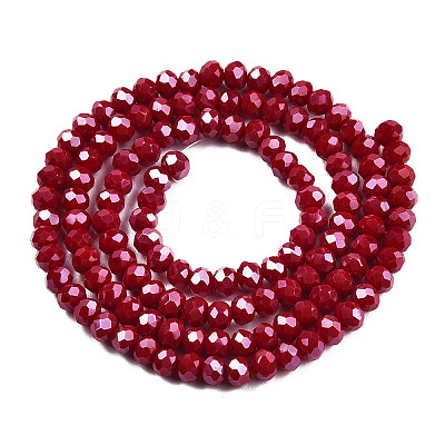 Electroplate Glass Beads Strands LS-EGLA-A034-P2mm-A22-1