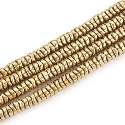 Electroplate Non-magnetic Synthetic Hematite Beads Strands G-T061-179J-1