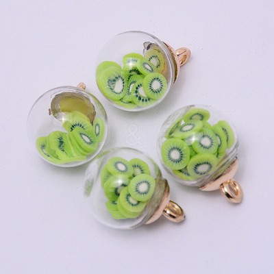 Transparent Glass Globe Pendants LS-GLAA-TAC0003-03B-1