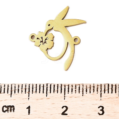 304 Stainless Steel Pendants STAS-M117-02C-G-1