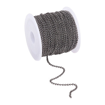 Brass Twisted Chains CHC-CJ0001-24B-1