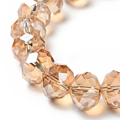 Handmade Imitate Austrian Crystal Faceted Rondelle Glass Beads X-G02YI0Q4-1