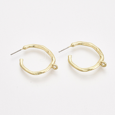 Alloy Stud Earring Findings X-PALLOY-S121-132-1