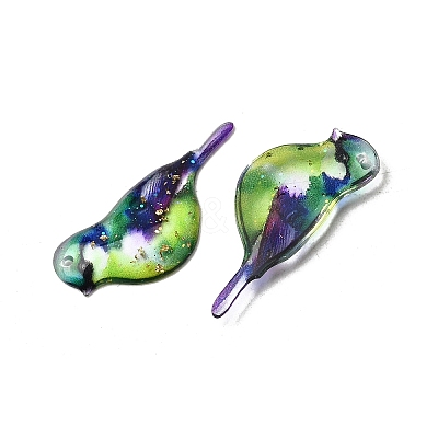 2Pcs Transparent Epoxy Resin Pendants RESI-A044-03A-1