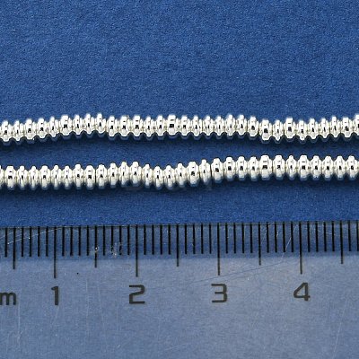Electroplated Synthetic Non-Magnetic Hematite Beads Strands G-H020-J01-04-1